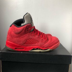jordan 5 retro red suede (GS)